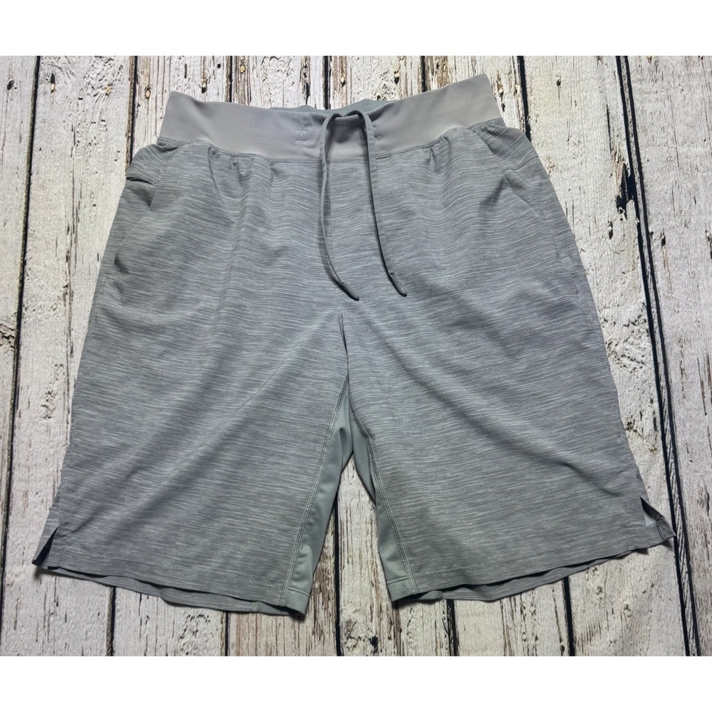 Lululemon Mens T.H.E. Linerless Active Performance Athletic Shorts 11" Gray M